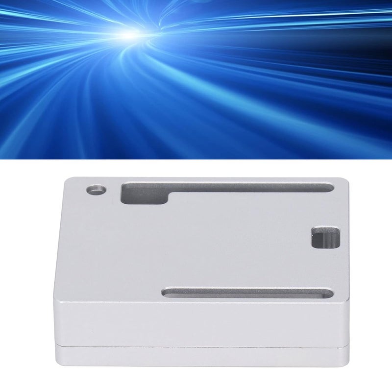 woobles Electronic Project Box Antioxidant Dust Protection Box Easy Installation Aluminum Alloy for Industry (Silver) - Image 2